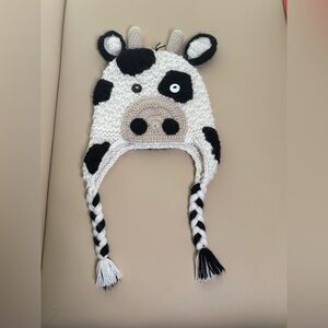 🎉HP🎉Andes Gifts- alpaca wool- cow kids hat- unisex
